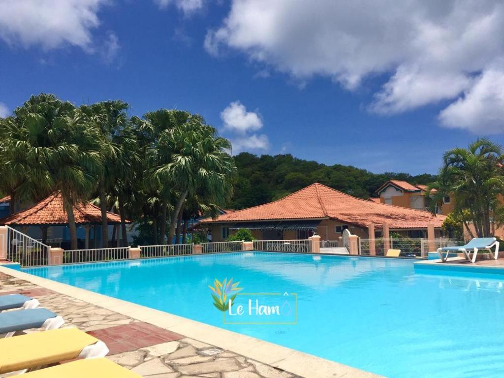 Hamo Cosy Piscine Proche Plage Sainte-Anne Bagian luar foto
