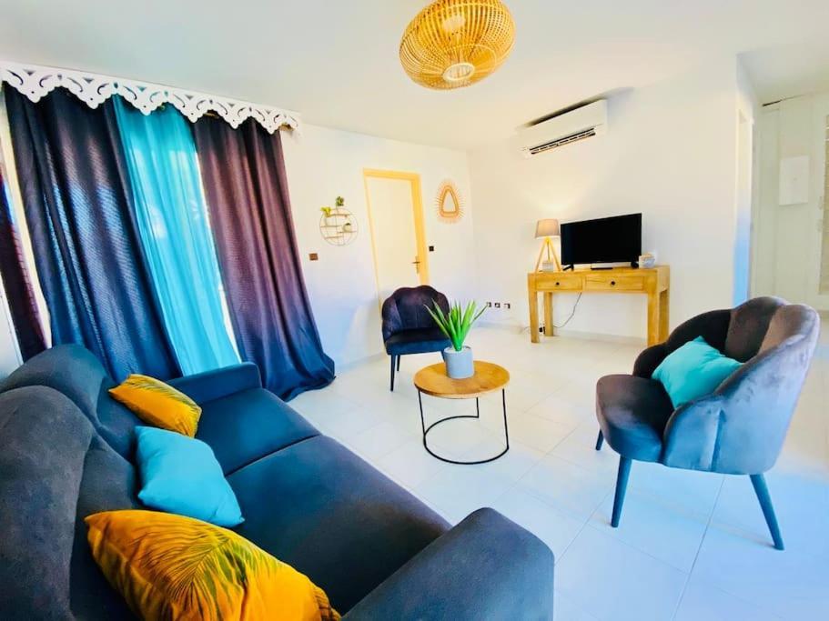Hamo Cosy Piscine Proche Plage Sainte-Anne Bagian luar foto