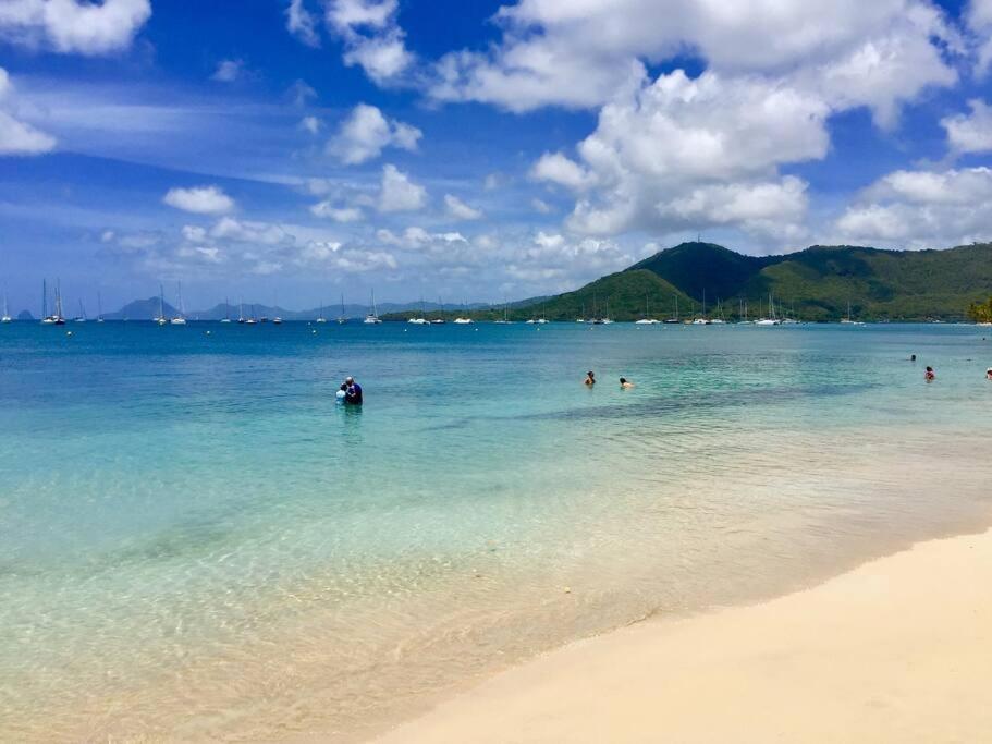 Hamo Cosy Piscine Proche Plage Sainte-Anne Bagian luar foto