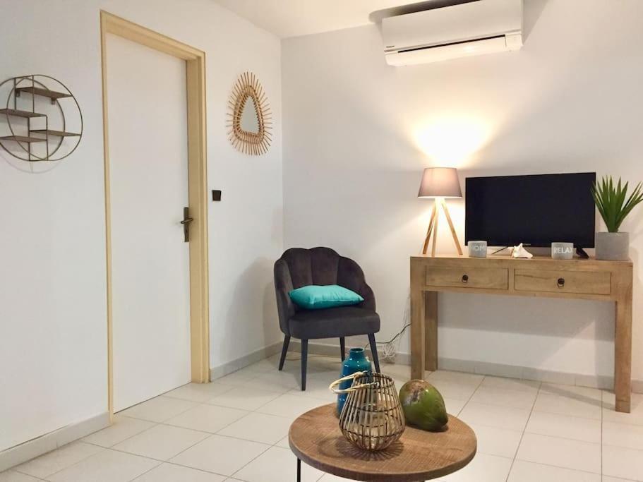 Hamo Cosy Piscine Proche Plage Sainte-Anne Bagian luar foto