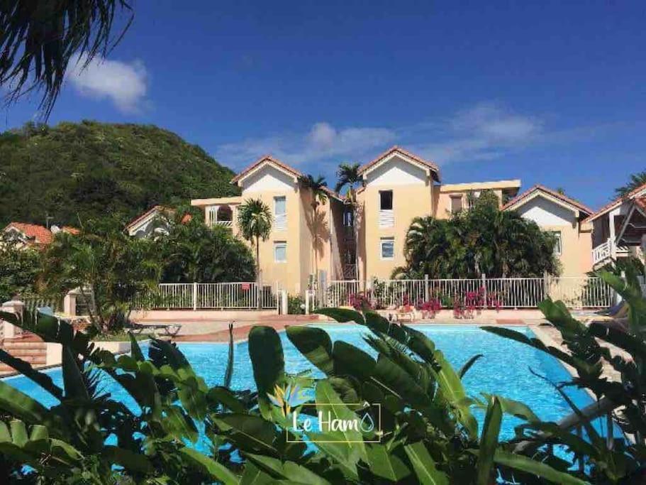 Hamo Cosy Piscine Proche Plage Sainte-Anne Bagian luar foto