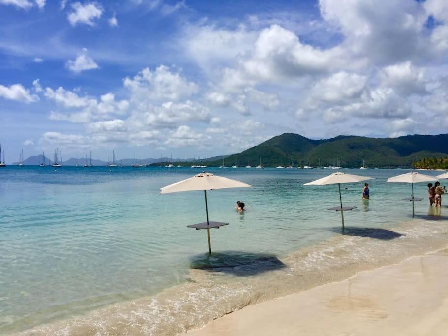 Hamo Cosy Piscine Proche Plage Sainte-Anne Bagian luar foto